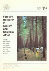 Abbildung von: Forestry Research in Eastern and Southern Africa - Oxford Forestry Institute