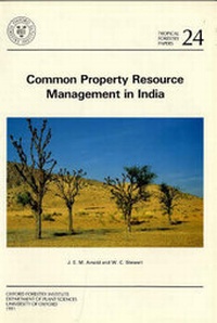 Enlarge image Cover: Common Property Resource Management in India - Oxford Forestry Institute