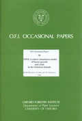 Cover: COSSI, a Cohort Simulation Model of Forest Growth and Yield in the Solomon Islands - Oxford Forestry Institute
