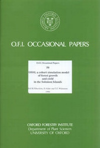 Enlarge image Cover: COSSI, a Cohort Simulation Model of Forest Growth and Yield in the Solomon Islands - Oxford Forestry Institute