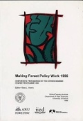 Cover: Making Forestry Policy Work 1996 - Oxford Forestry Institute