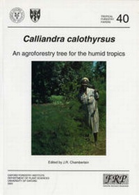 Abbildung von: Calliandra Calothyrsus - Oxford Forestry Institute