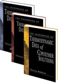 Cover: CRC Handbook of Thermodynamic Data of Polymer Solutions, Three Volume Set - CRC Press