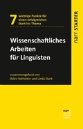 Cover: Wissenschaftliches Arbeiten f&uuml;r Linguisten - Narr Francke Attempto Verlag