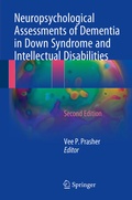 Cover: Neuropsychological Assessments of Dementia in Down Syndrome and Intellectual Disabilities - Springer
