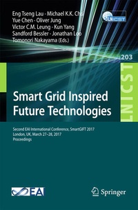 Enlarge image Cover: Smart Grid Inspired Future Technologies - Springer