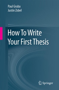 Bild: How To Write Your First Thesis - Springer