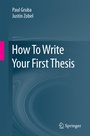Cover: How To Write Your First Thesis - Springer