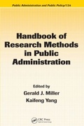 Cover: Handbook of Research Methods in Public Administration - CRC Press