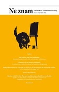 Cover: Ne znam - Zeitschrift f&uuml;r Anarchismusforschung - Verlag Edition AV