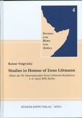 Cover: Studies in Honour of Enno Littmann - Tigre Studies in the 21st Century - K&ouml;ppe, R