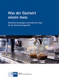 Cover: Was der Gastwirt wissen muss - DiHK Verlag