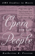 Cover: Opera for the People - Oxford University Press Inc