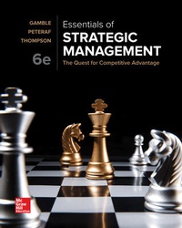 Enlarge image Cover: Essentials of Strategic Management: The Quest for Competitive Advantage - McGraw-Hill Education