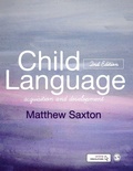 Cover: Child Language - SAGE Publications Ltd