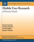 Cover: Mobile User Research - Morgan and Claypool Life Sciences