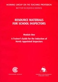 Cover: Resource Materials for School Inspectors: A Trainer's Guide for the Induction of Newly Appointed Inspectors Module 1 - Commonwealth Secretariat
