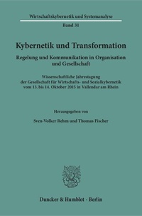 Enlarge image Cover: Kybernetik und Transformation. - Duncker & Humblot