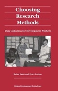Cover: Choosing Research Methods - Oxfam Professional