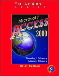 Abbildung von: Microsoft Access 2000: Brief Edition - McGraw-Hill Inc.,US