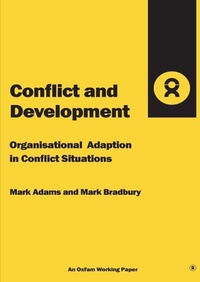 Enlarge image Cover: Conflict and Development - Oxfam Professional