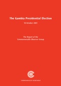 Cover: The Gambia Presidential Election, 18 October 2001 - Commonwealth Secretariat