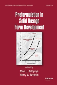 Enlarge image Cover: Preformulation in Solid Dosage Form Development - CRC Press