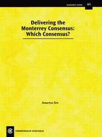 Enlarge image Cover: Delivering the Monterrey Consensus - Commonwealth Secretariat