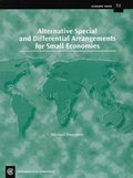 Cover: Alternative Special and Differential Arrangements for Small Economies - Commonwealth Secretariat