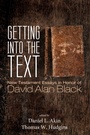 Cover: Getting into the Text - Wipf and Stock Publishers