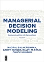 Cover: Managerial Decision Modeling - De Gruyter