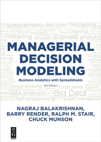 Enlarge image Cover: Managerial Decision Modeling - De Gruyter
