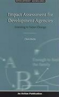 Enlarge image Cover: Impact Assessment for Development Agencies - Oxfam Professional