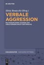 Cover: Verbale Aggression - De Gruyter