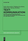 Cover: Textkommunikation - De Gruyter
