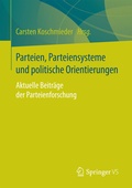 Cover: Parteien, Parteiensysteme und politische Orientierungen - Springer VS