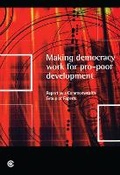 Cover: Making Democracy Work for Pro-poor Development - Commonwealth Secretariat