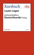 Cover: Deutschkunde - kursbuch.edition