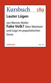Enlarge image Cover: Fake Volk? - Kursbuch Kulturstiftung gGmbH
