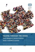 Cover: Talking through the crisis - International Labour Office