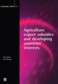 Cover: Agricultural Export Subsidies and Developing Countries' Interests - Commonwealth Secretariat