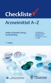 Abbildung von: Checkliste Arzneimittel A - Z - Thieme