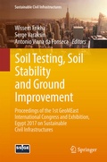 Cover: Soil Testing, Soil Stability and Ground Improvement - Springer
