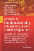 Cover: Advances in Condition Monitoring of Machinery in Non-Stationary Operations - Springer