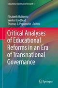 Cover: Critical Analyses of Educational Reforms in an Era of Transnational Governance - Springer