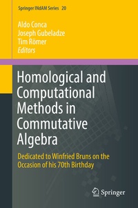 Abbildung von: Homological and Computational Methods in Commutative Algebra - Springer
