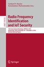 Cover: Radio Frequency Identification and IoT Security - Springer