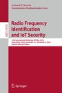 Cover: Radio Frequency Identification and IoT Security - Springer