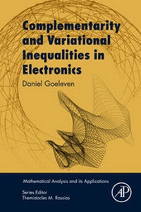 Abbildung von: Complementarity and Variational Inequalities in Electronics - Academic Press