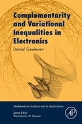 Cover: Complementarity and Variational Inequalities in Electronics - Academic Press